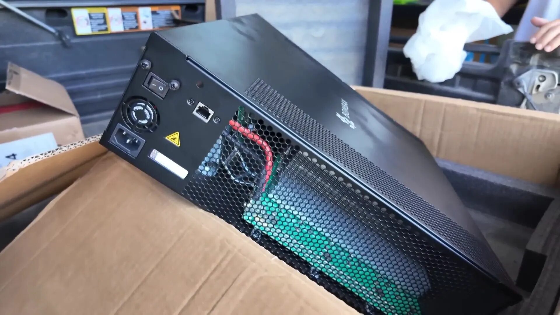 Bombax EZ 100 miner with power supply issues