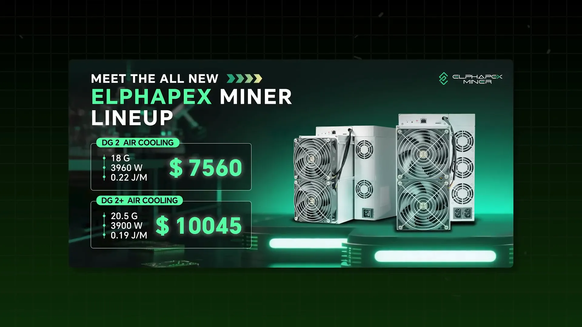 Elphapex DG2 Dogecoin miner compared to Antminer L9