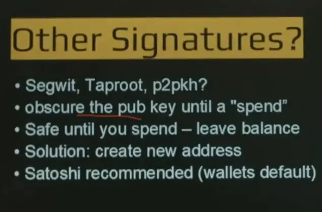 Using new wallets to protect Bitcoin from quantum