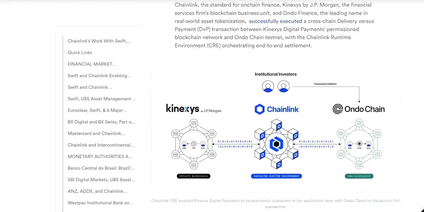 Chainlink as a blue-chip player in the oracle and interoperability space, not the only player but leading