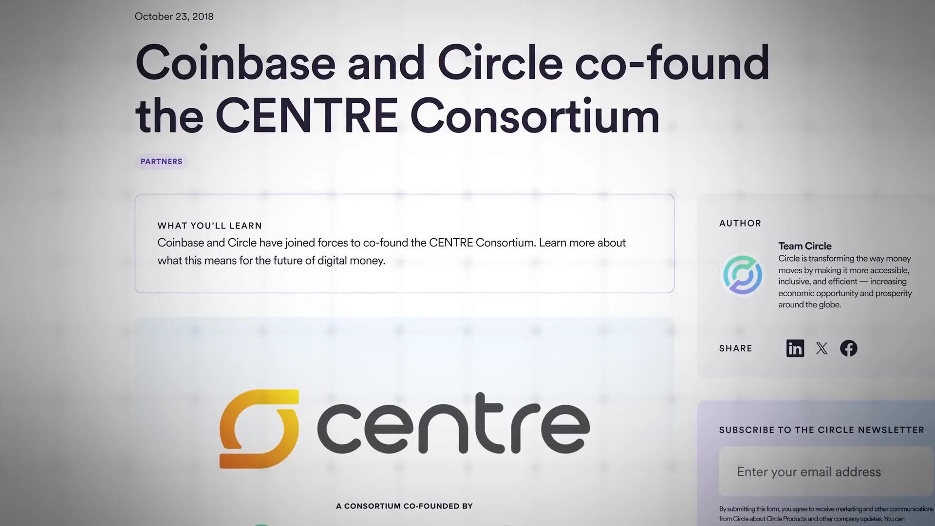 USDC partnership with Circle and revenue from reserves