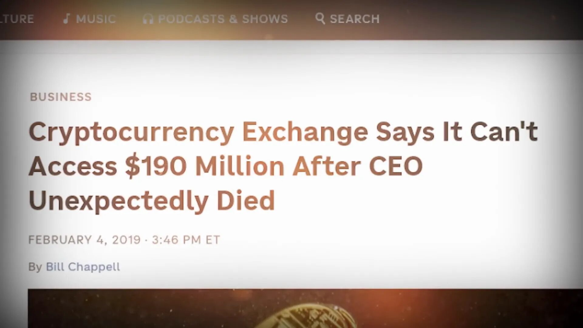 QuadrigaCX Gerald Cotten and exchange collapse