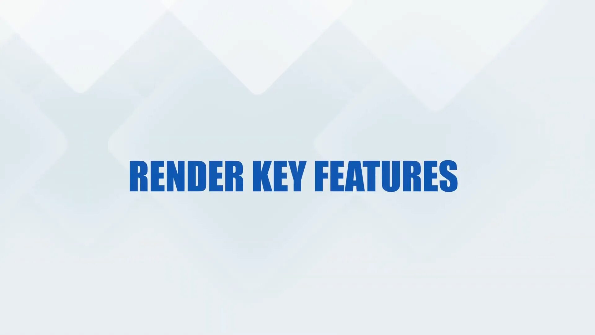 Render features: PBR, lighting and textures