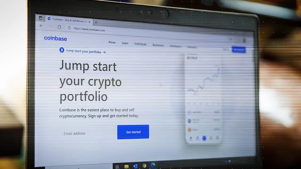 Coinbase Advanced Trade interface with TradingView charts