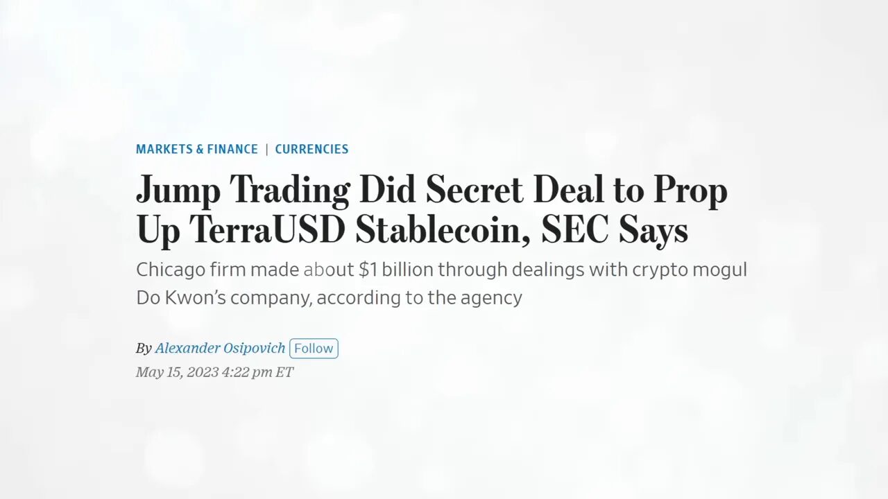 Jump Crypto logo and Terra involvement summary