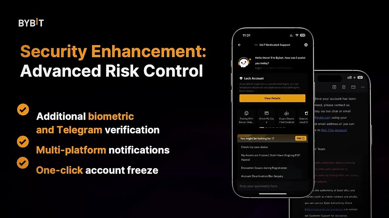 Enable security features like 2FA and account freeze across Top 5 BEST Crypto Exchanges