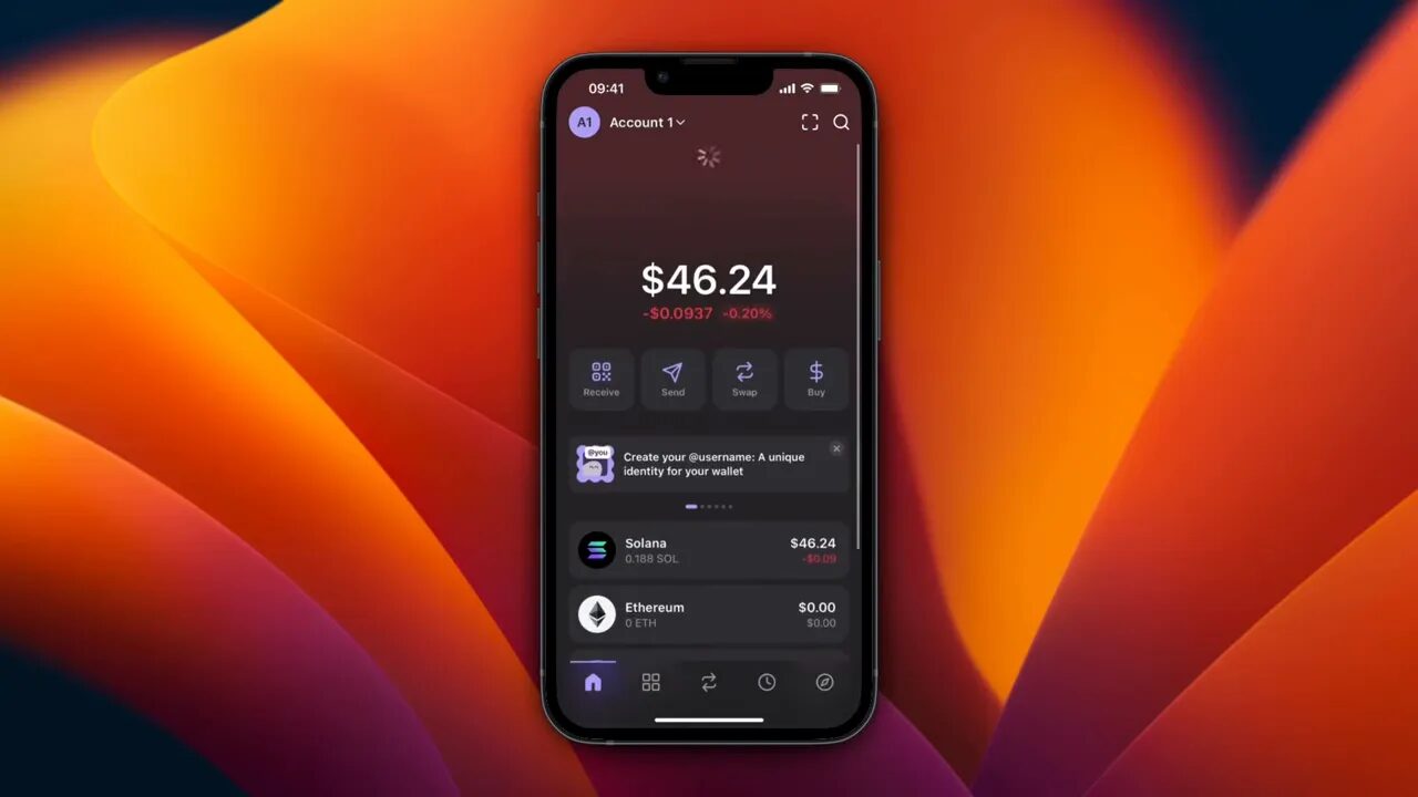 SOL appears in Phantom wallet after transfer