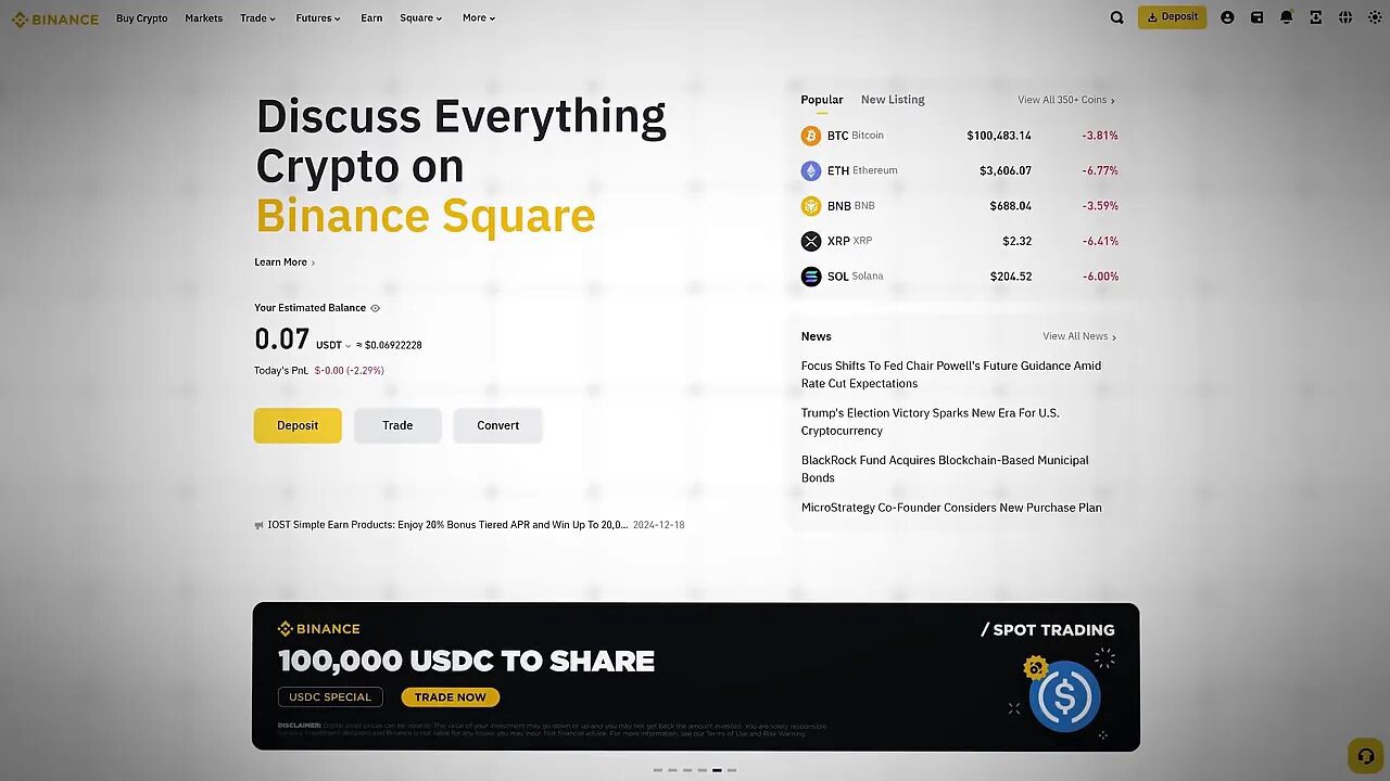 Binance: the world's largest crypto exchange by volume