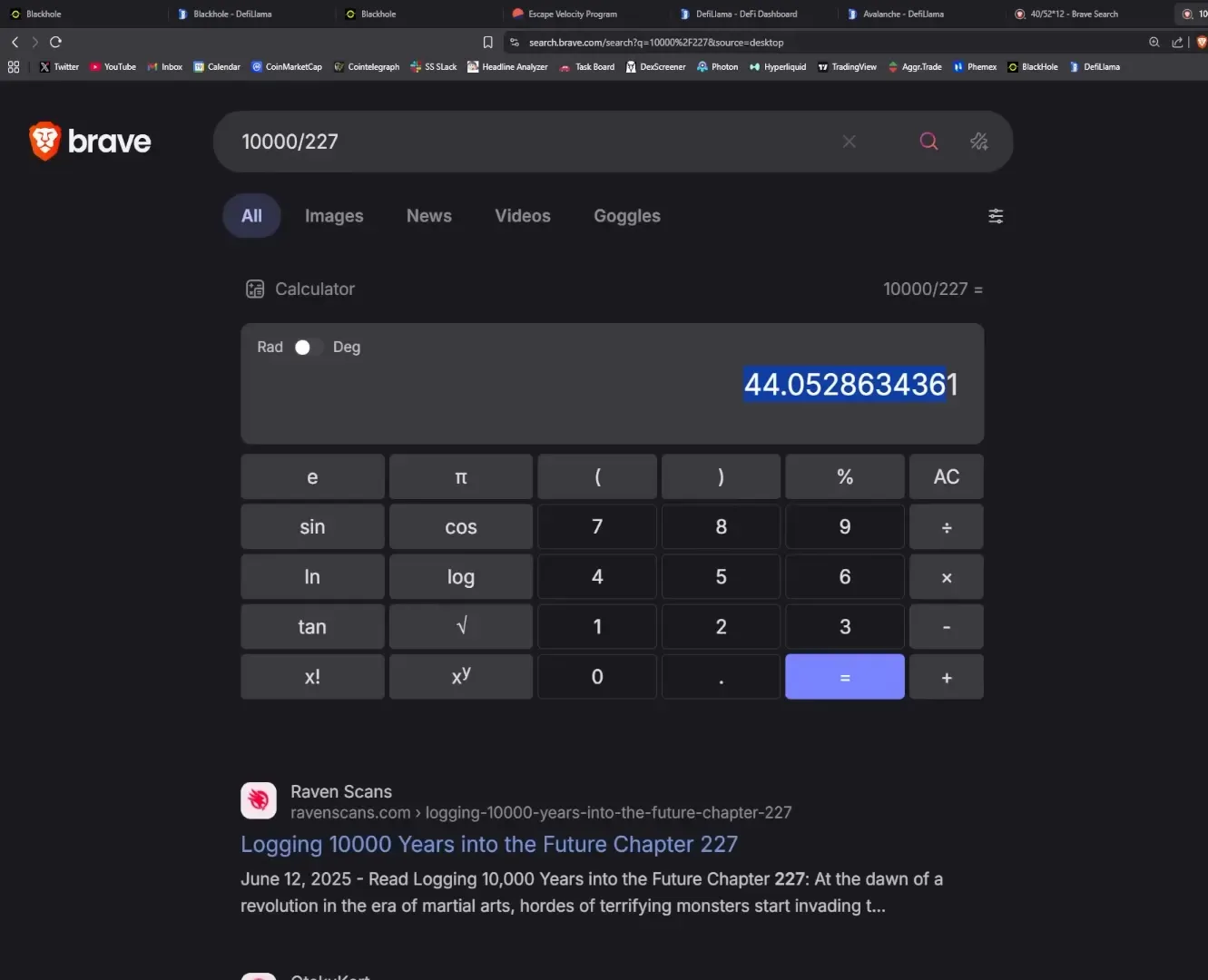 Claiming weekly rewards and calculating payback time