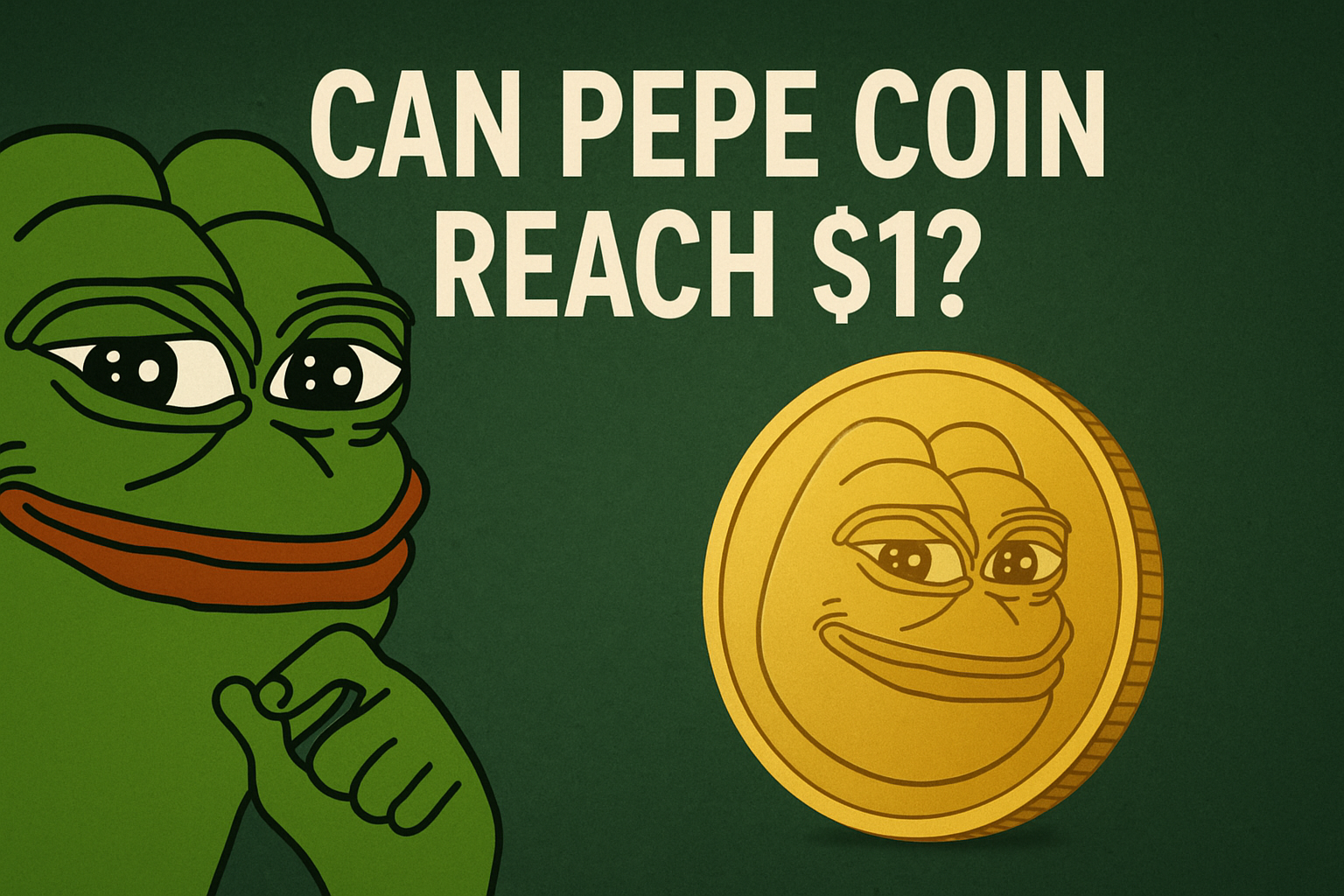 Can PEPE Coin Reach $1 ? A Realistic Lesson in Tokenomics