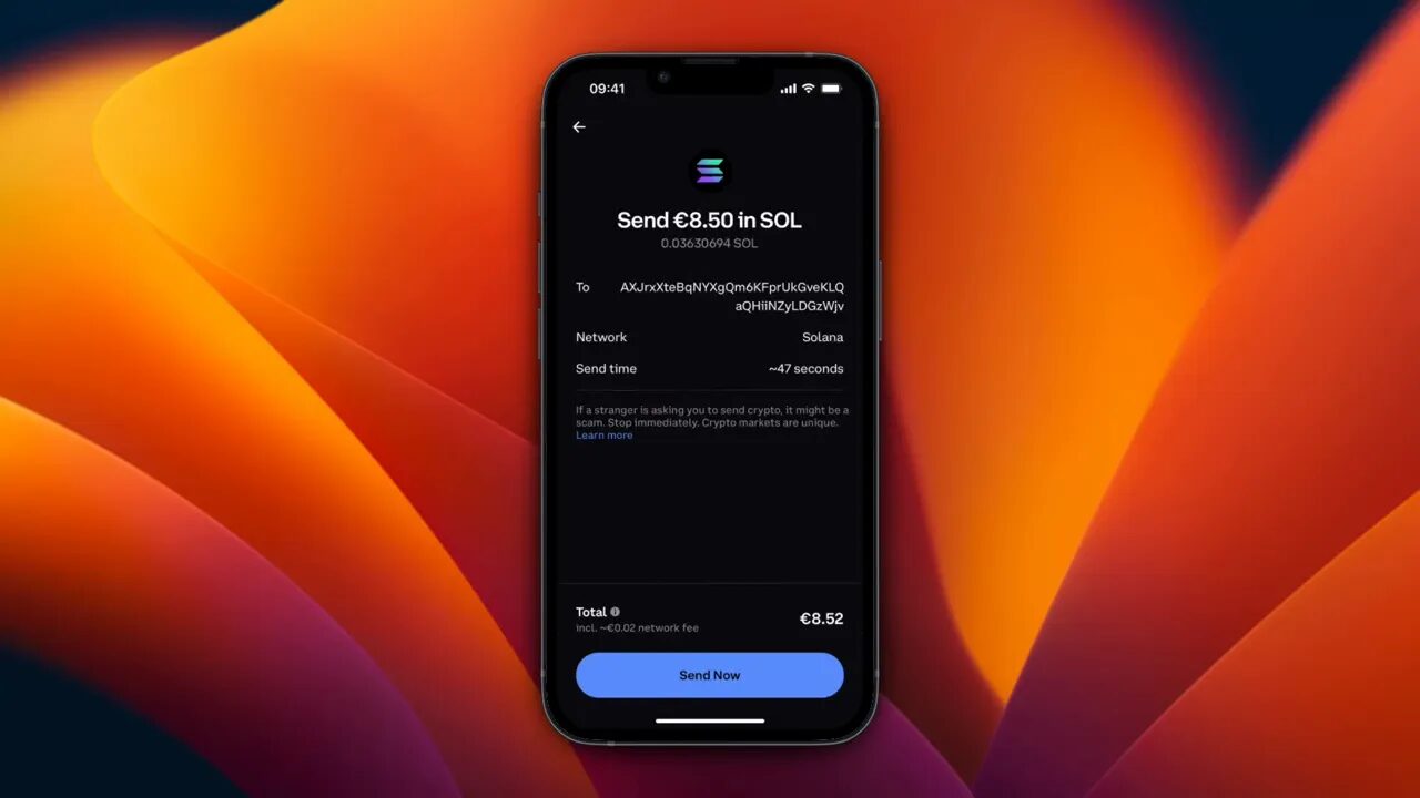Previewing the transfer amount before sending