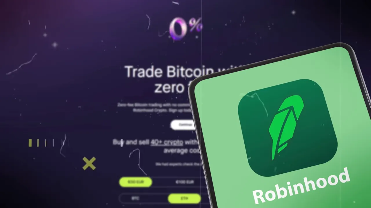 Robinhood app interface showing trading options