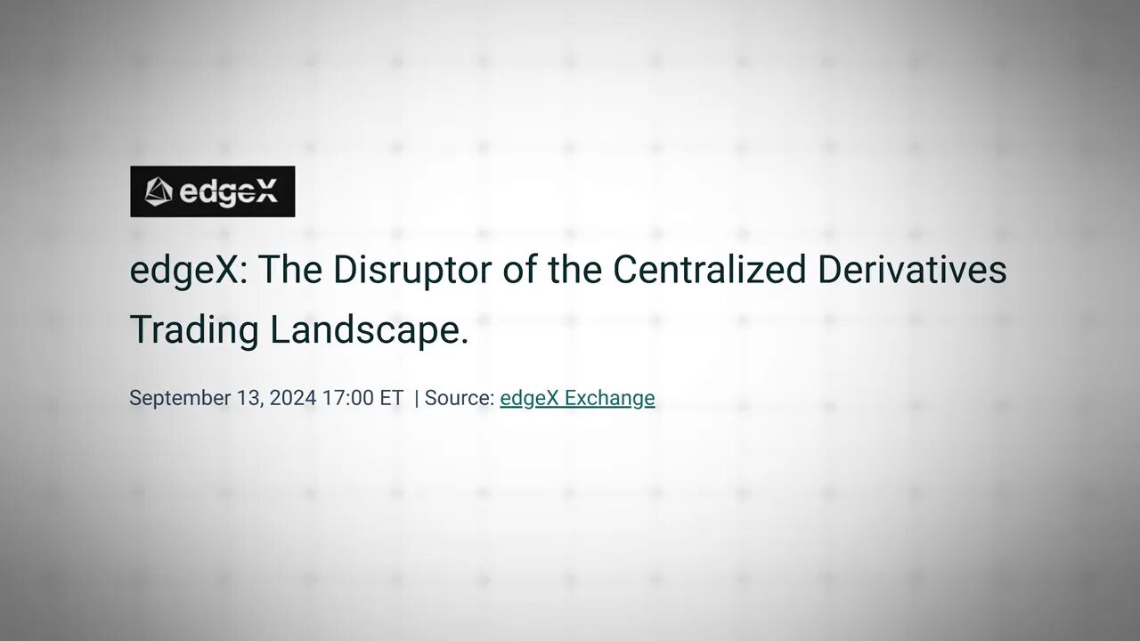 Amber Group incubator and EdgeX mainnet launch