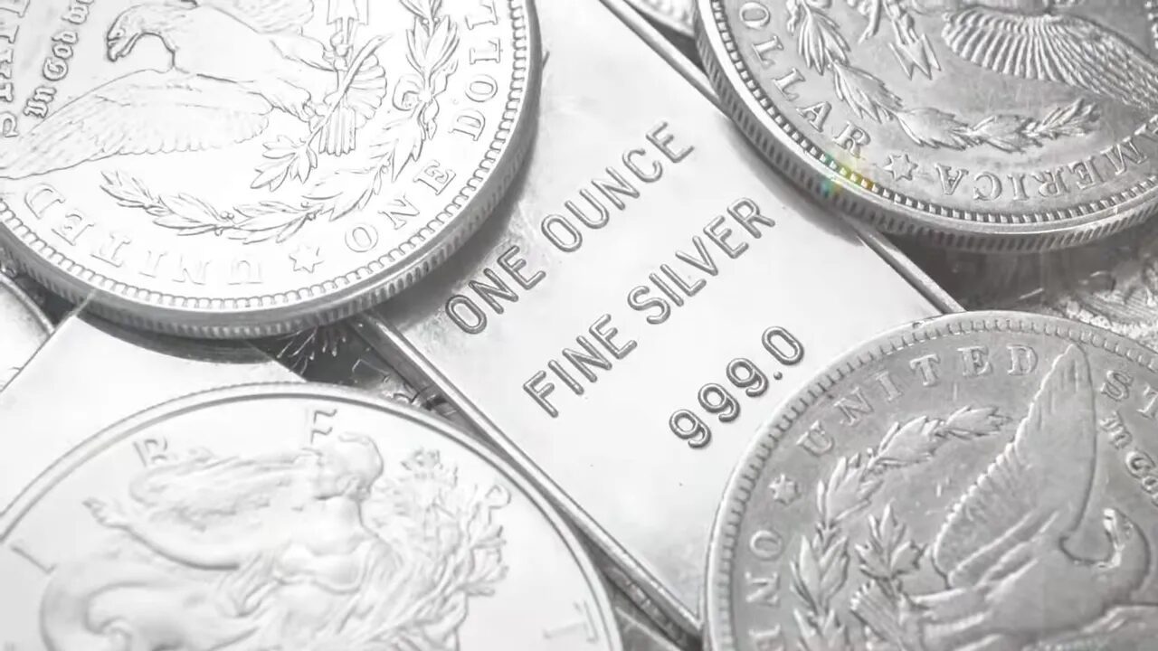 Silver price chart running to 14-year highs above $40