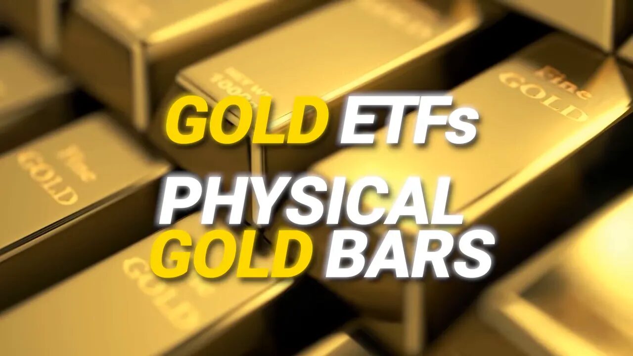 Chart showing strong inflows into physically backed gold ETFs