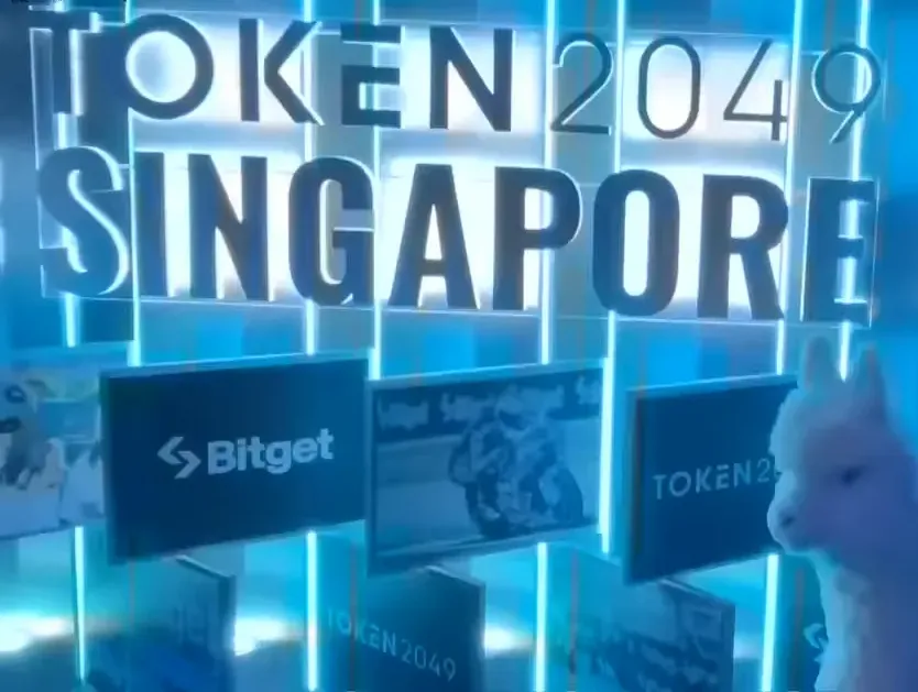 Token2049 main stage and marina view