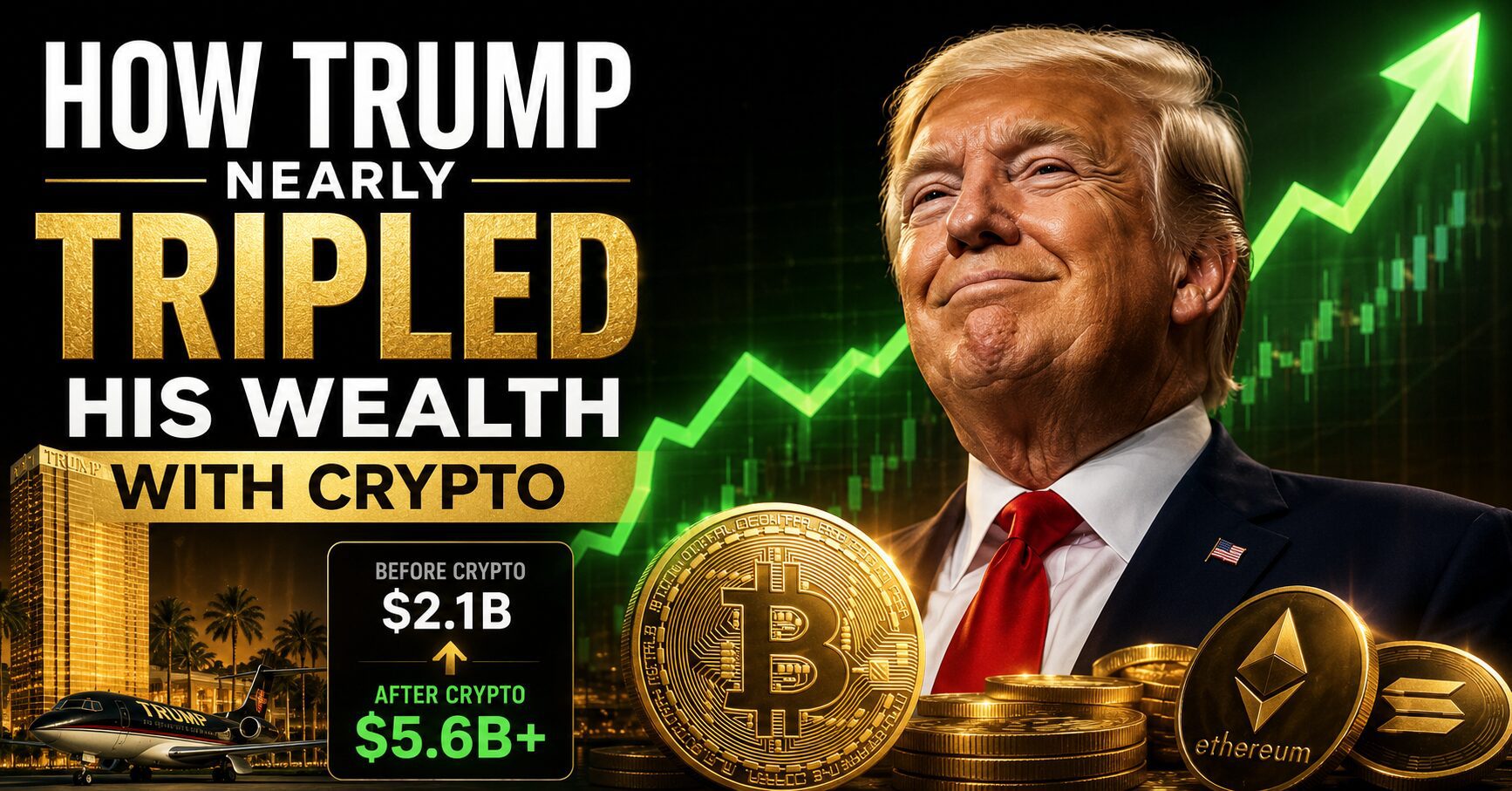 How Trump Nearly Tripled His Wealth With Crypto