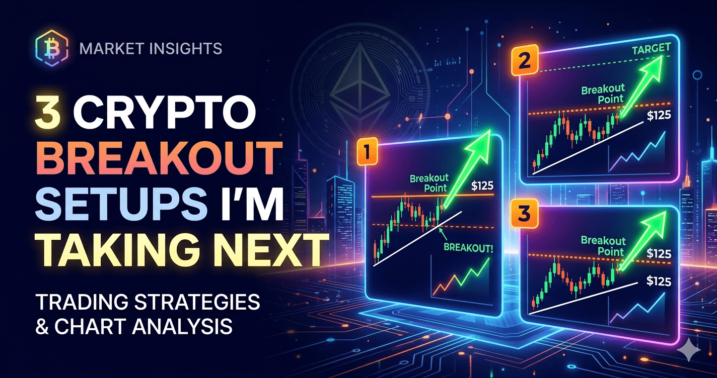 3 Crypto Breakout Setups I’m Taking Next